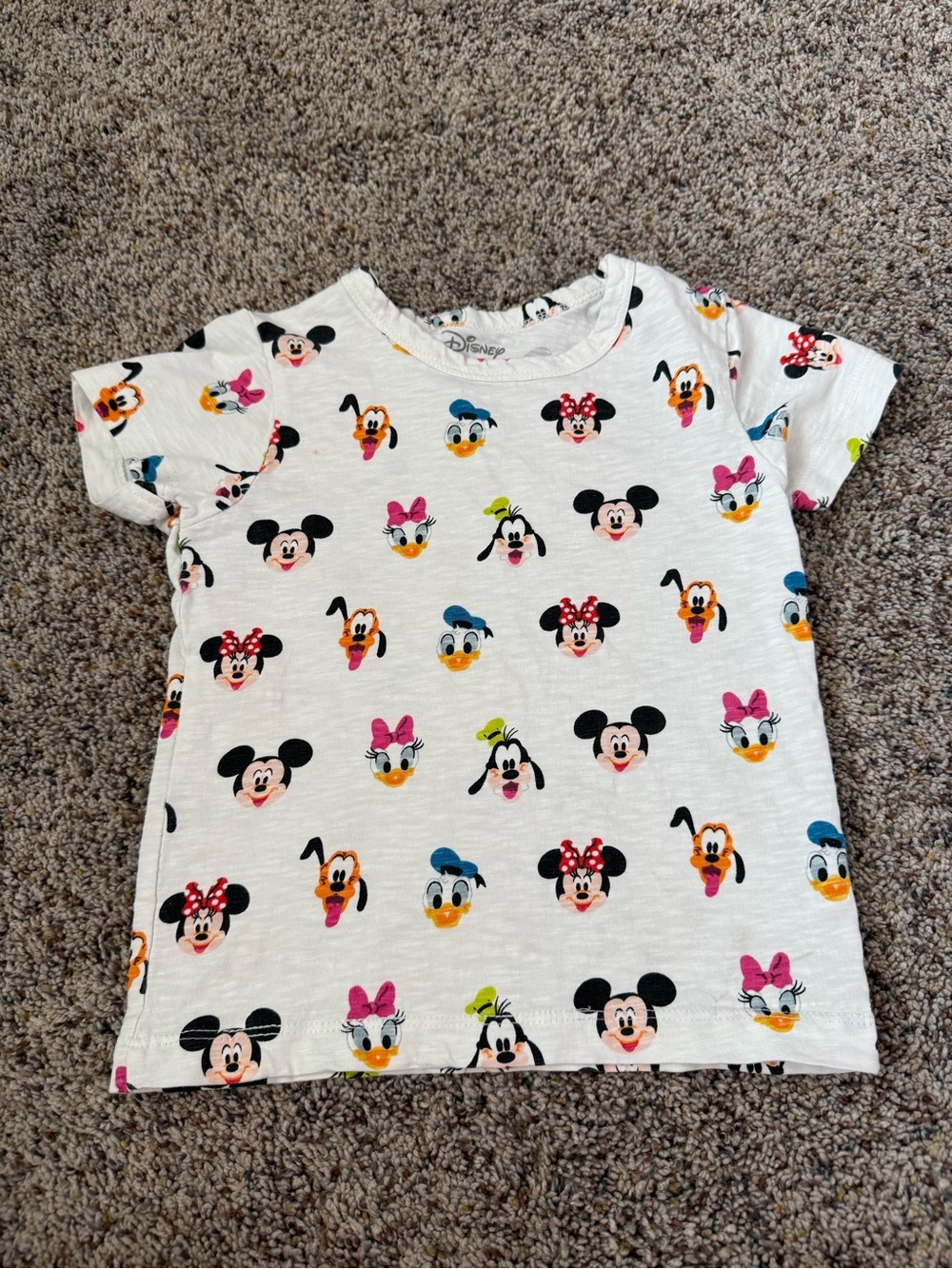 Monica + Andy Disney Mickey Mouse & Friends Short Sleeve Character Shirt Size 3T